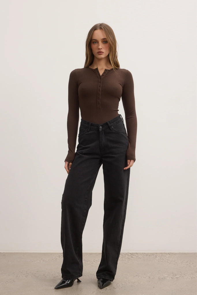 Bayse - Lara Bodysuit - Chocolate