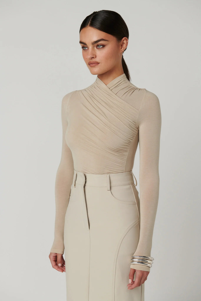 Bayse - Amrita Bodysuit - Almond