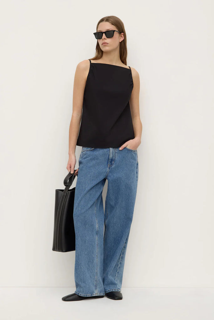 Assembly - Annie Poplin Tank - Black