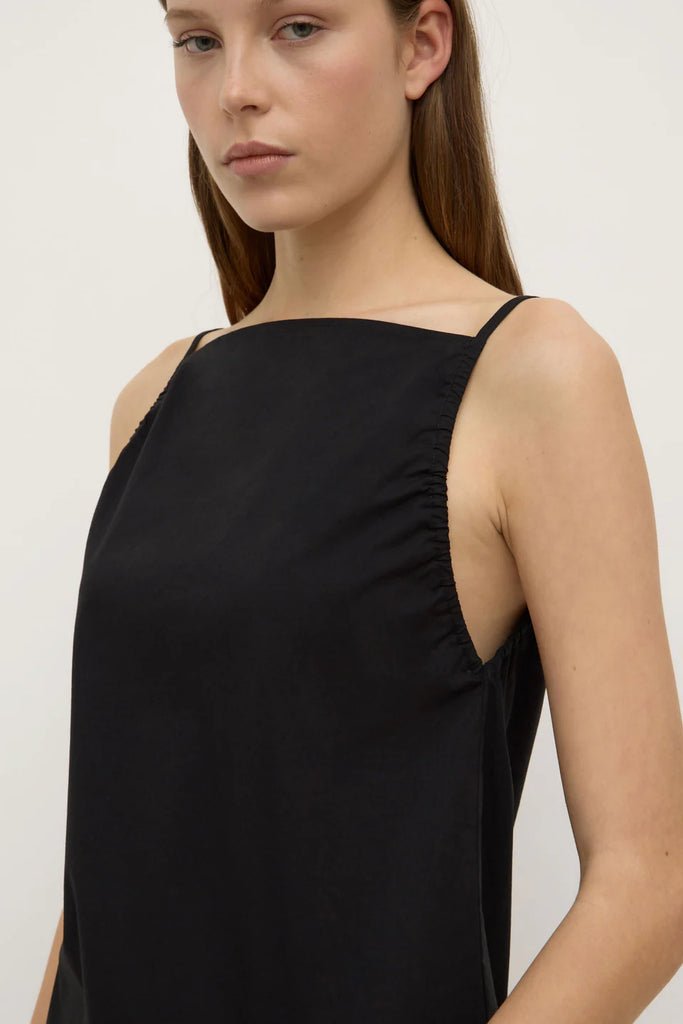 Assembly - Annie Poplin Tank - Black