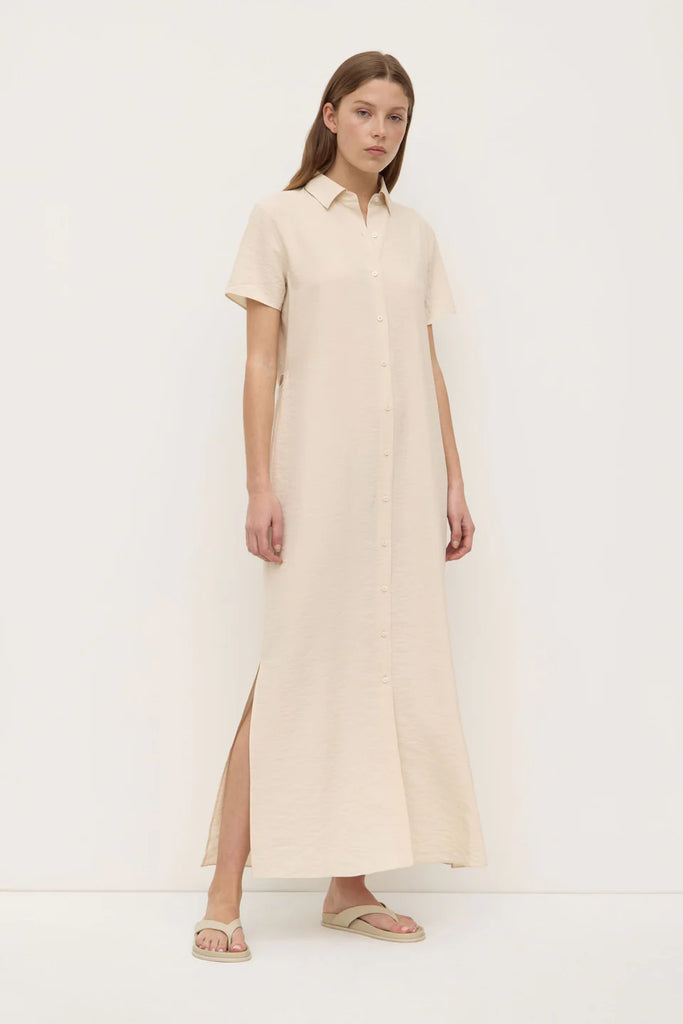 Assembly - Heather Silk Blend Dress - Tapioca