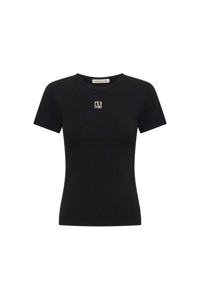 Camilla & Marc - Nora Fitted Tee - Black