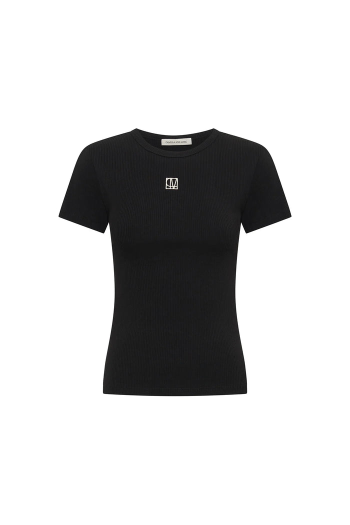 Camilla & Marc - Nora Fitted Tee - Black