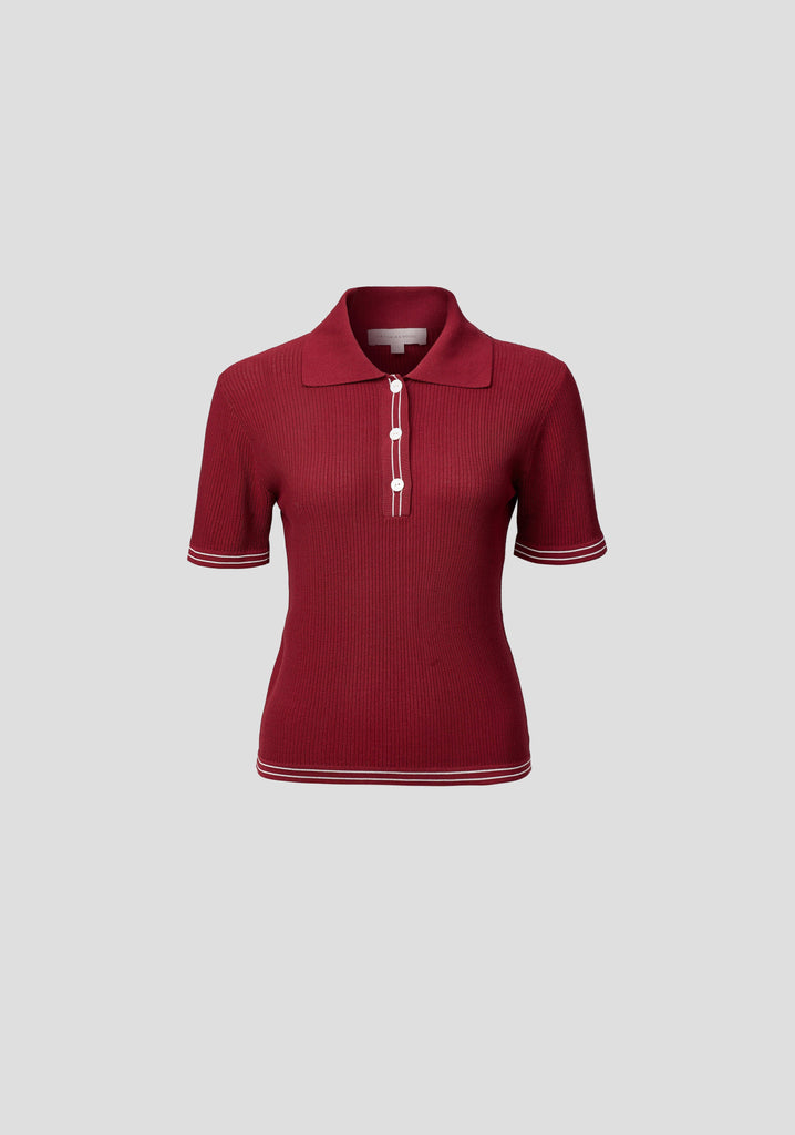 Viktoria & Woods - Masquerade Polo - Deep Red