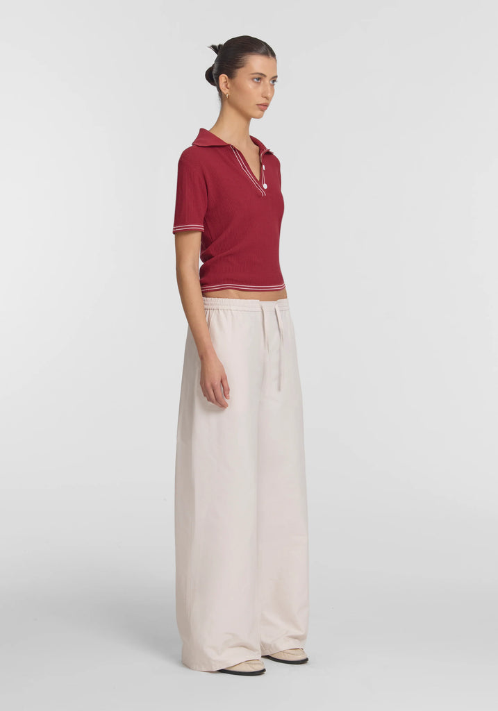 Viktoria & Woods - Masquerade Polo - Deep Red