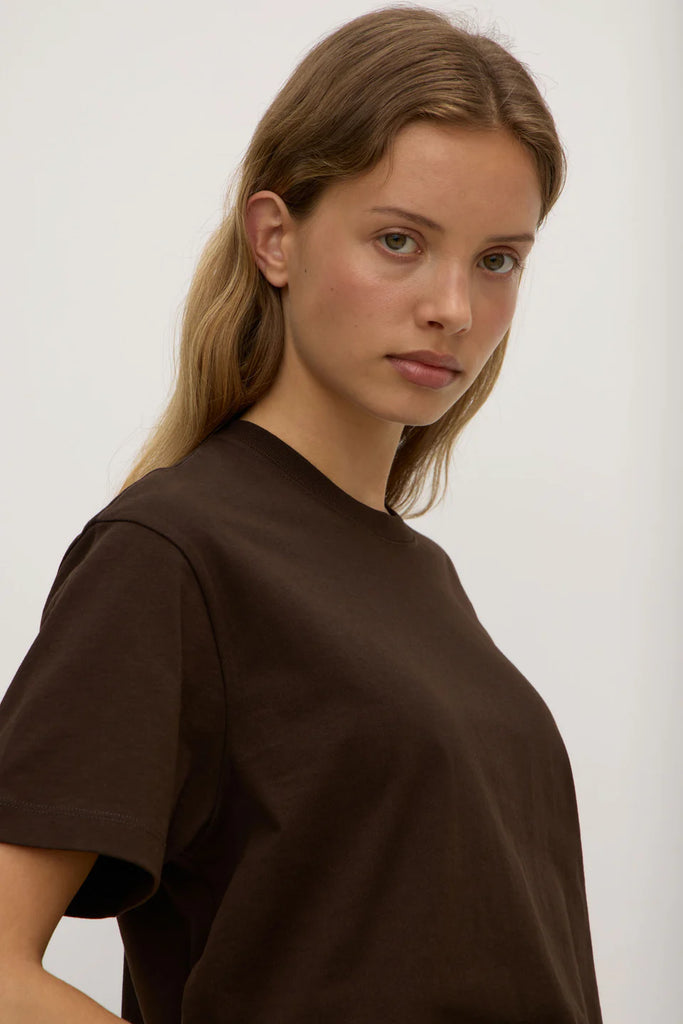 Assembly - Womens Organic Base Tee - Ganache