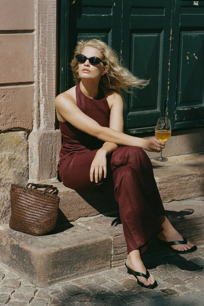 Faithfull The Brand - Syna Pant - Bordeaux