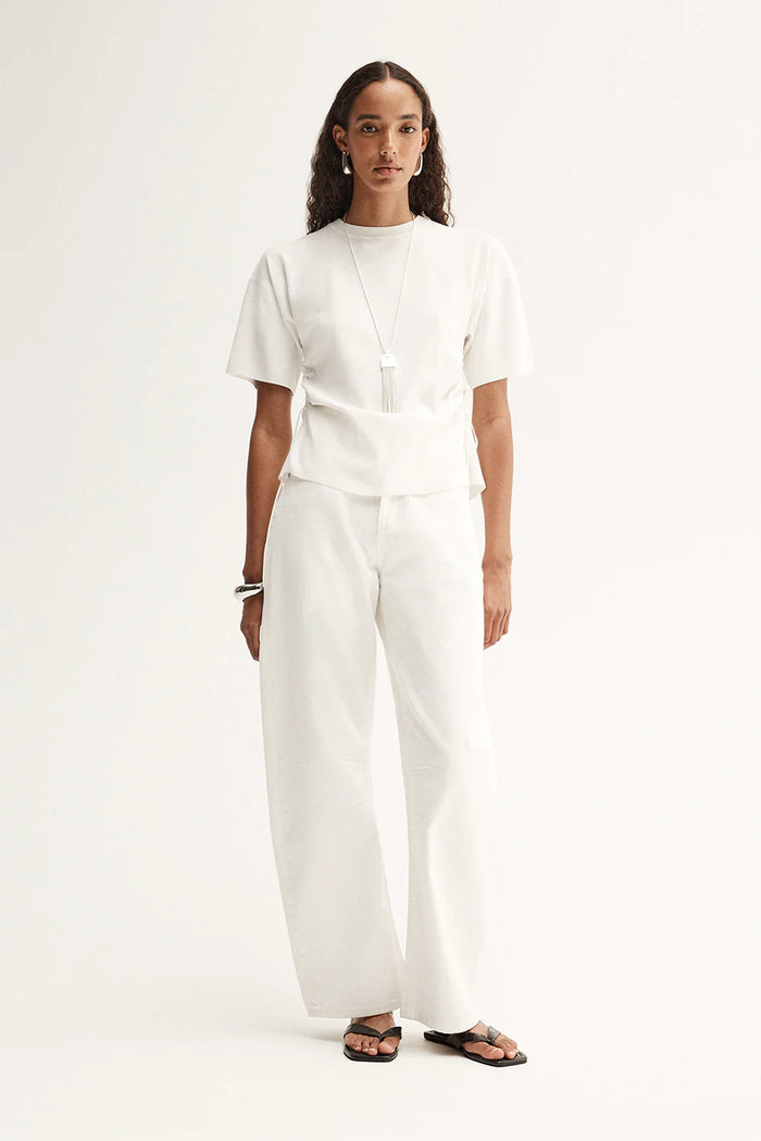 Elka - Marley Knit Top - White