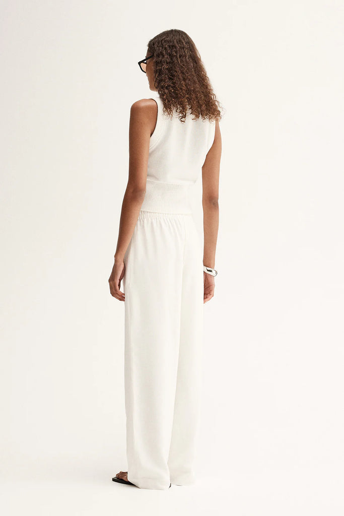 Elka - Clyde Knit Top - White