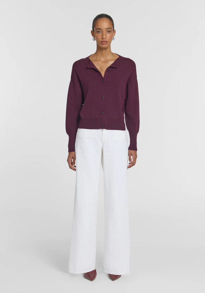 Viktoria & Woods - Hart Merino Cardigan - Garnet