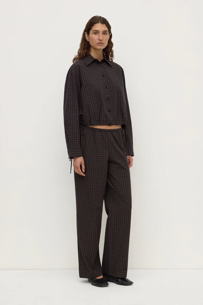 Assembly Label - Eddie Check Shirt - Brown/Black
