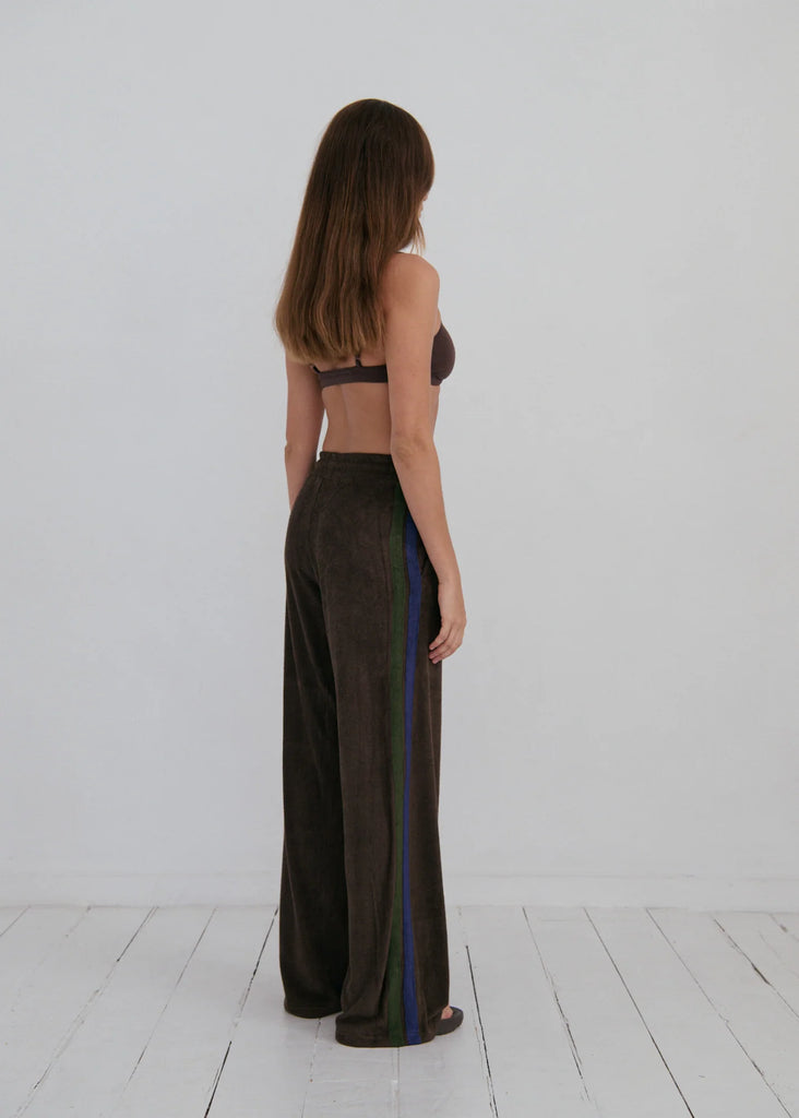 Pinky & Kamal- Odyssey Terry Towelling Pant- Java Brown (Pre-Order)