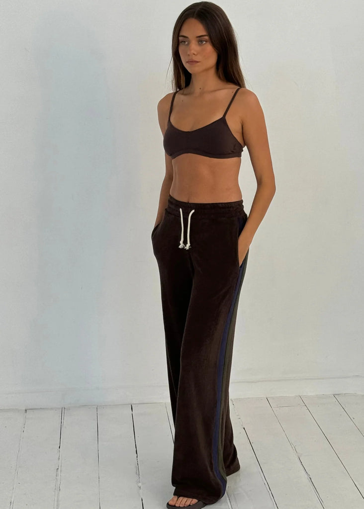Pinky & Kamal- Odyssey Terry Towelling Pant- Java Brown (Pre-Order)