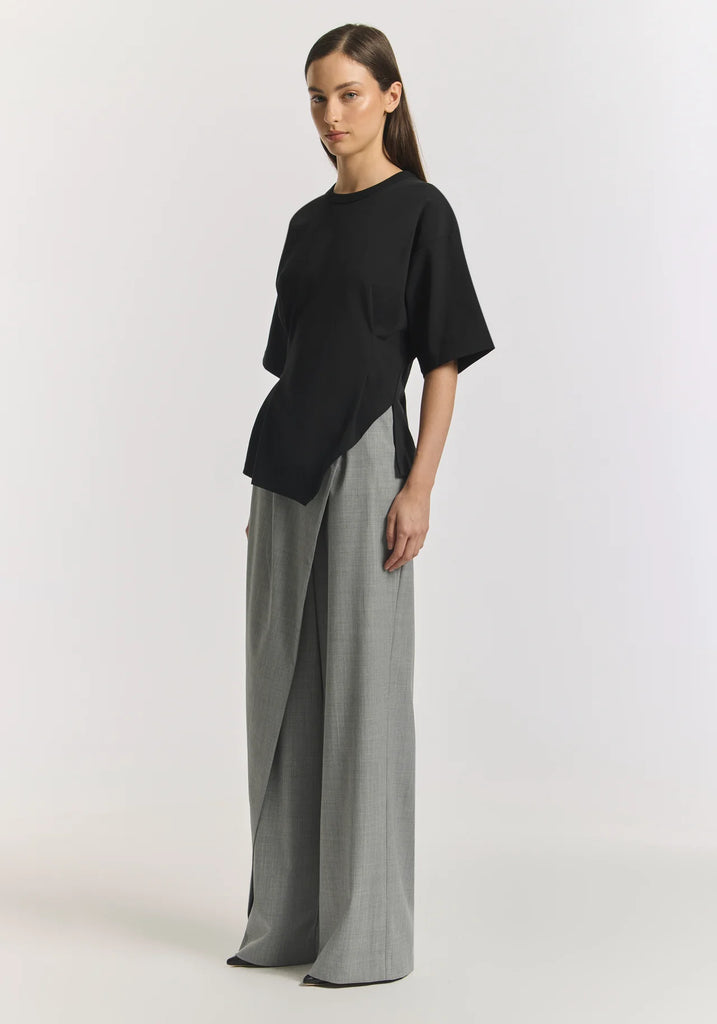 Viktoria & Woods - Aries Ponte Tee - Black