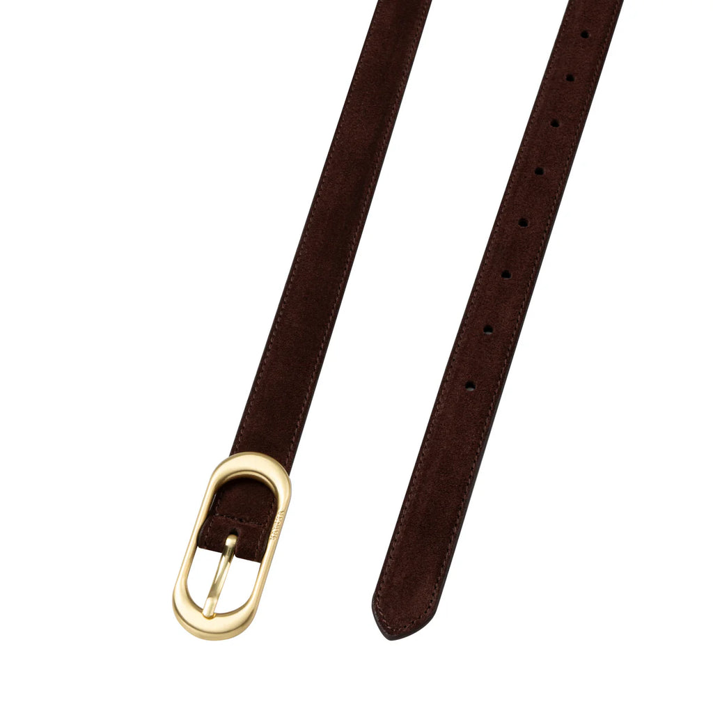 Sancia - The Mira Belt - Espresso Suede