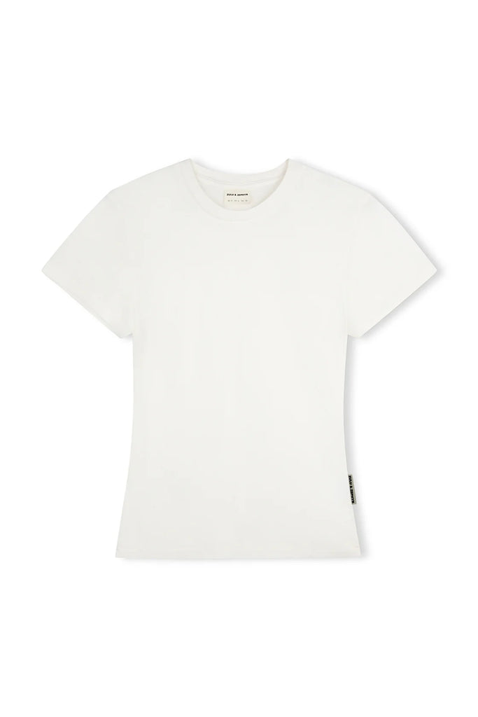 Zulu & Zephyr - Rib Hemp Jersey T-Shirt - White