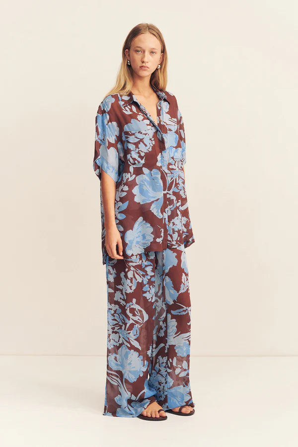 Shona Joy - Arcadian Floral Short Sleeve Shirt - Olson