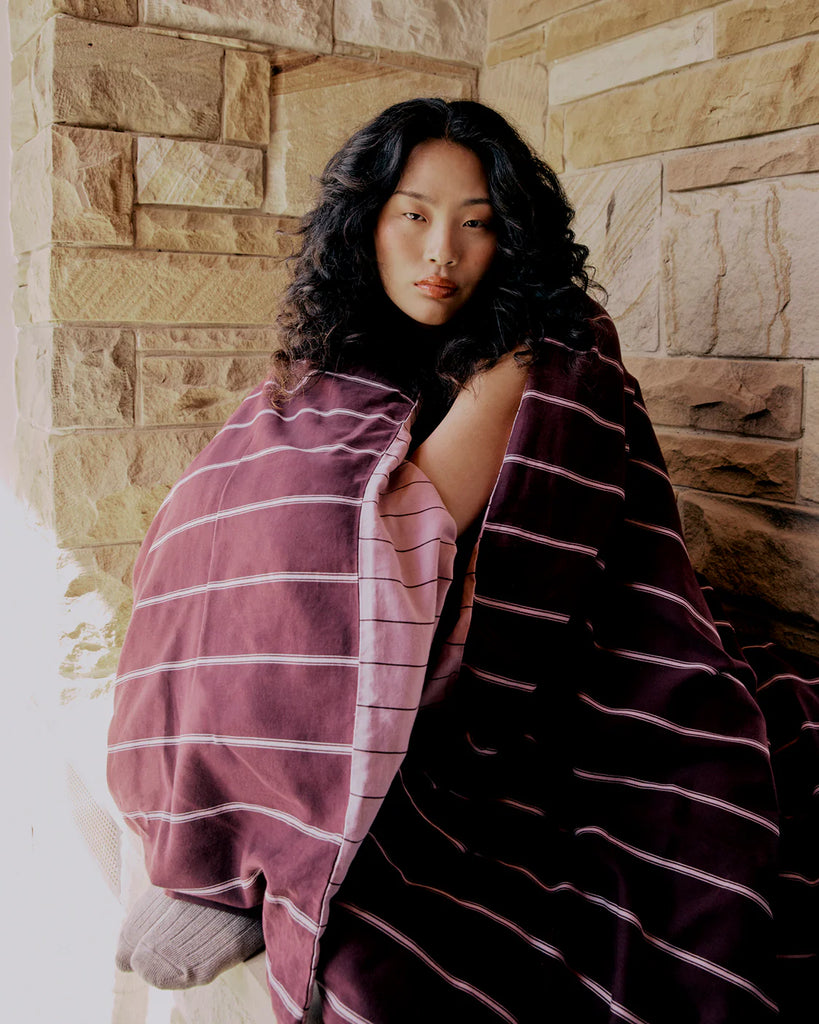 Hommey - Quilt Cover - Mulberry / Aster