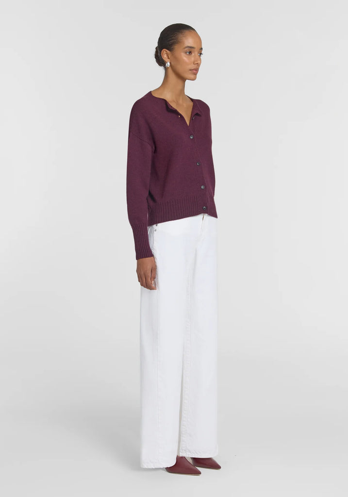 Viktoria & Woods - Hart Merino Cardigan - Garnet
