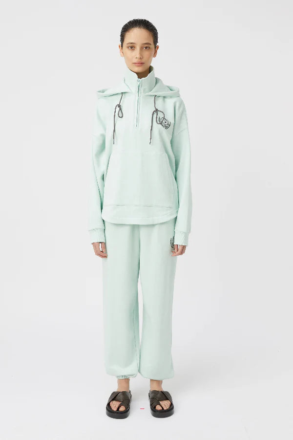 Camilla and Marc - Wade Zip Up Hoodie - Pale Mint