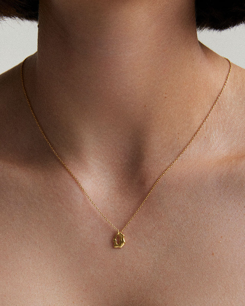 Kirstin Ash - Aquarius Star Sign Necklace -18k Gold Vermeil