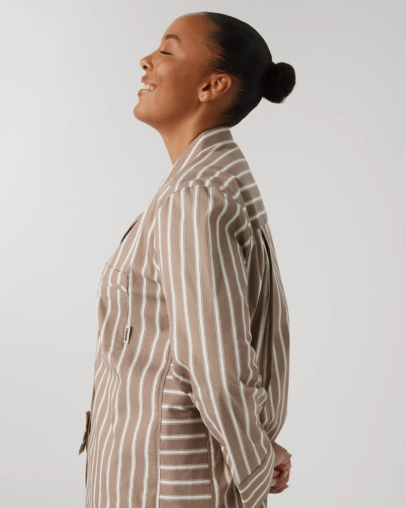 Hommey - Long Sleeve Shirt - Hazelnut