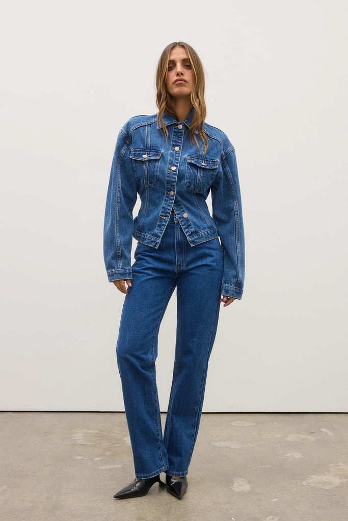 Bayse - Violet Denim Jacket - Denver Blue