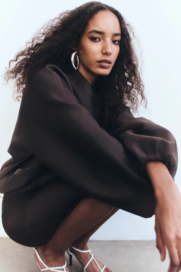 Shona Joy - Otis Bomber Jacket - Ristretto