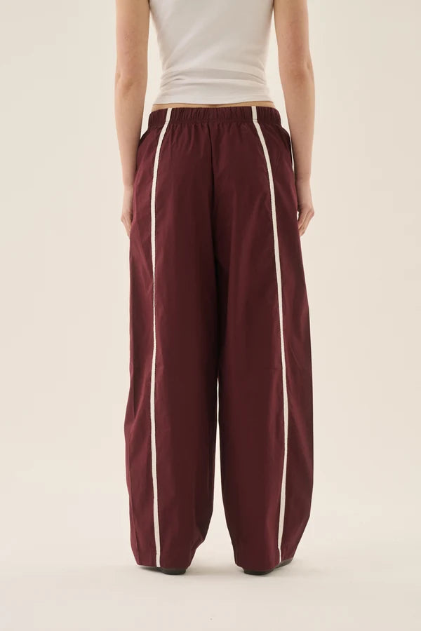 Araminta James - AJ Piping Barrel Pant - Chocolate