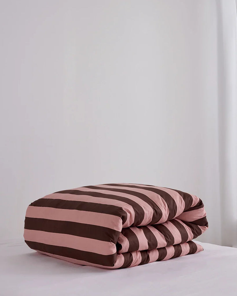 Hommey - Quilt Cover - Rocky Road Stripes (Online Only)