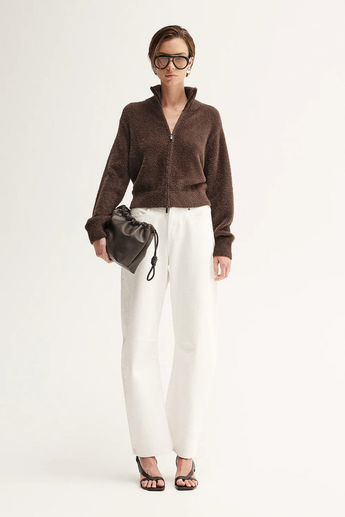 Elka - Leon Knit Cardigan - Chocolate