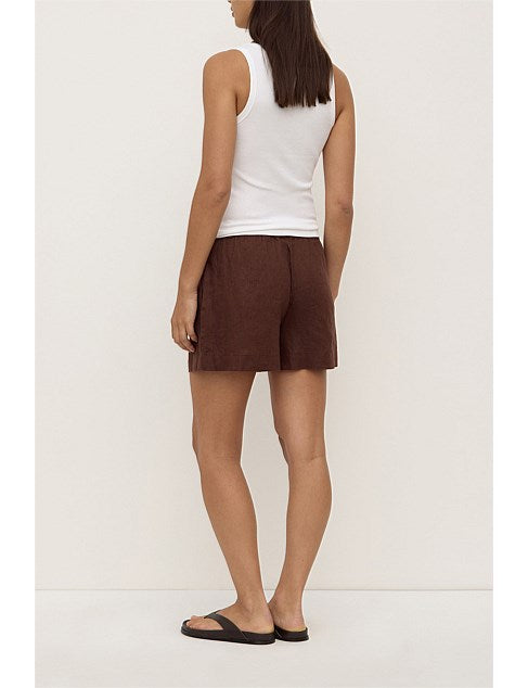 Assembly - Everyday Linen Short Espresso