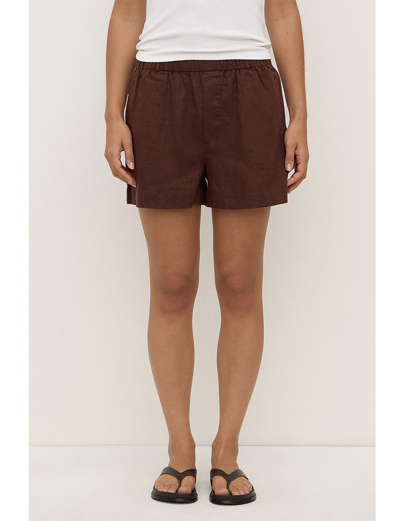 Assembly - Everyday Linen Short Espresso
