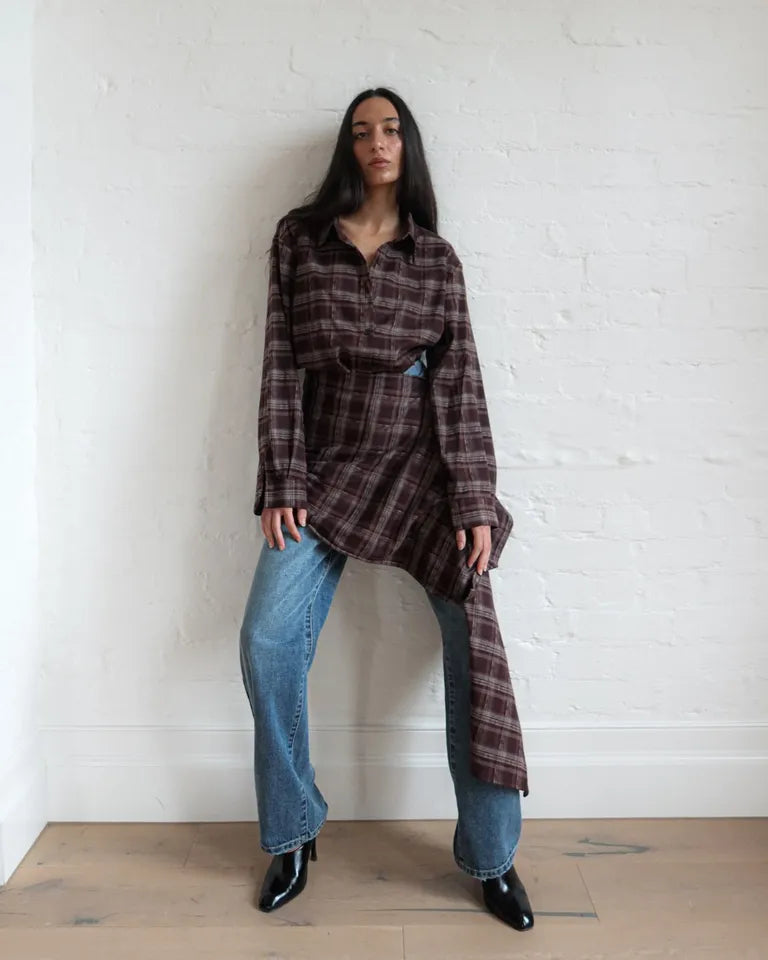 Bayse - VAUGHN CAPE SHIRT - PLAID