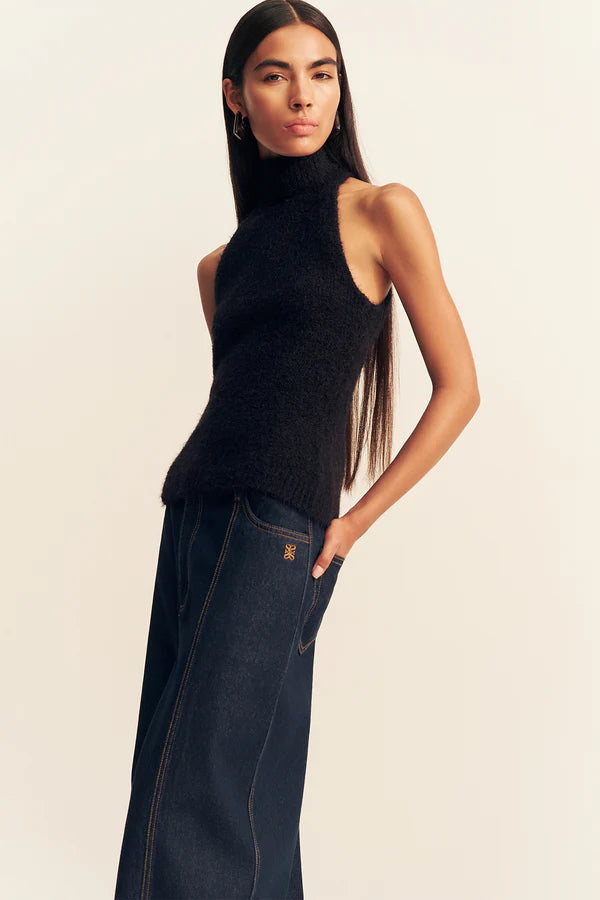 Shona Joy - Korine Racer Back Top - Black