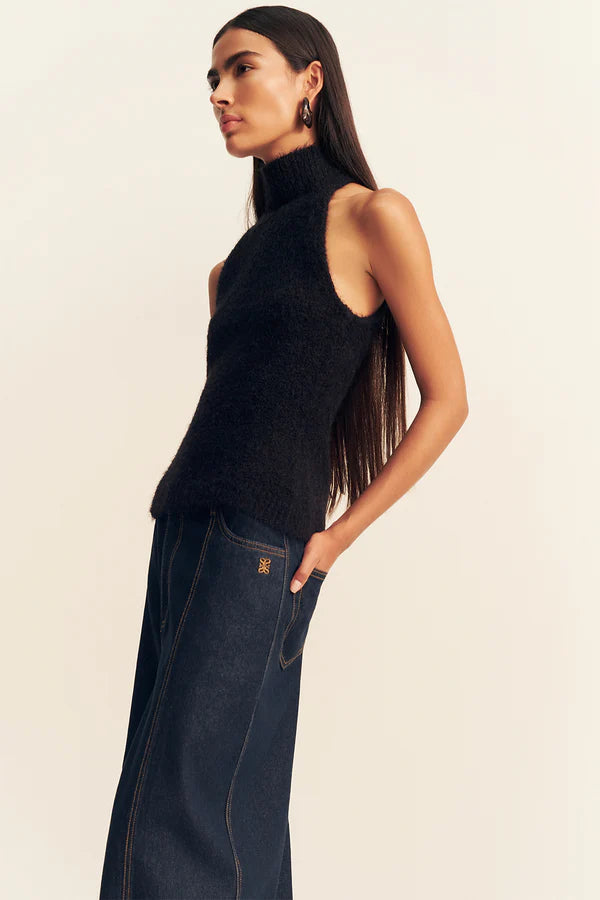 Shona Joy - Korine Racer Back Top - Black