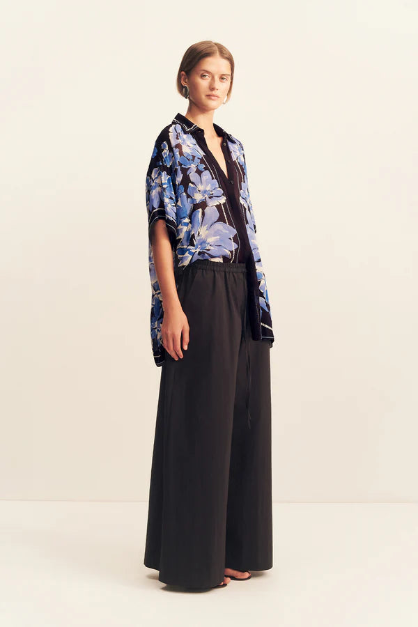 Shona Joy - Sabine Blue Wing Mosiac Shirt