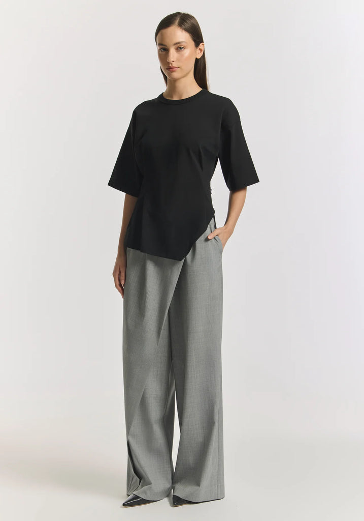 Viktoria & Woods - Aries Ponte Tee - Black