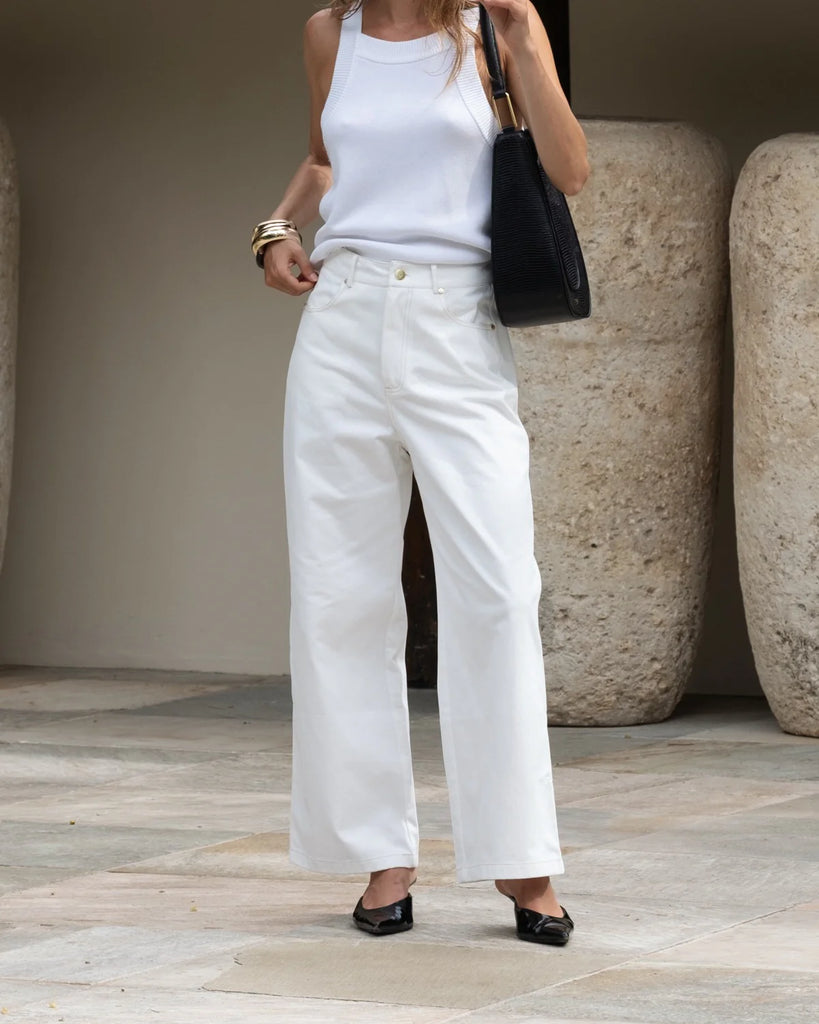 Sancia - The Soren Pant - White