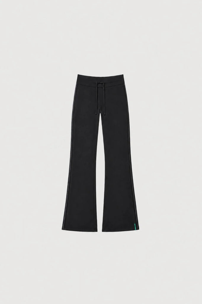 Pinky & Kamal - Straight Leg Tie Up Pant - BLack