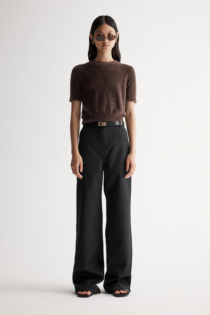 Elka - Mochi Knit Top - Chocolate