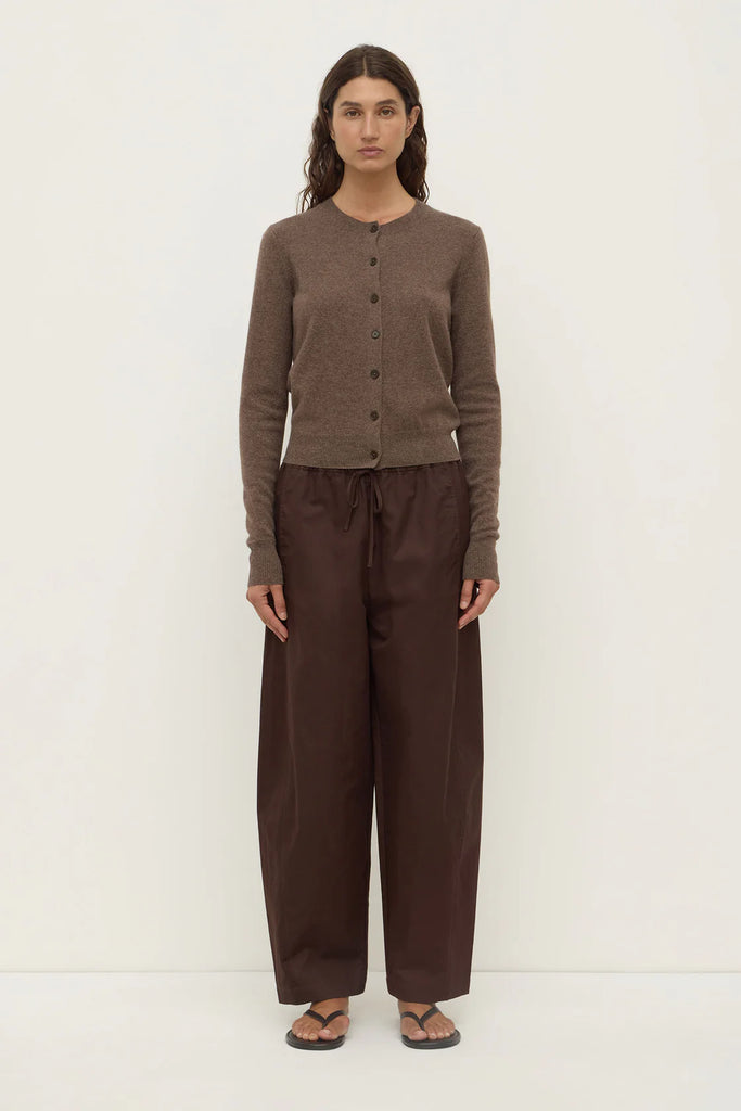 Assembly -  Benny Knit Cardigan - Cocoa Marle