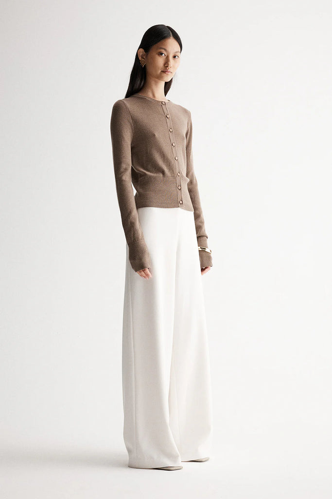 Elka - Madeleine Knit Cardigan - Camel