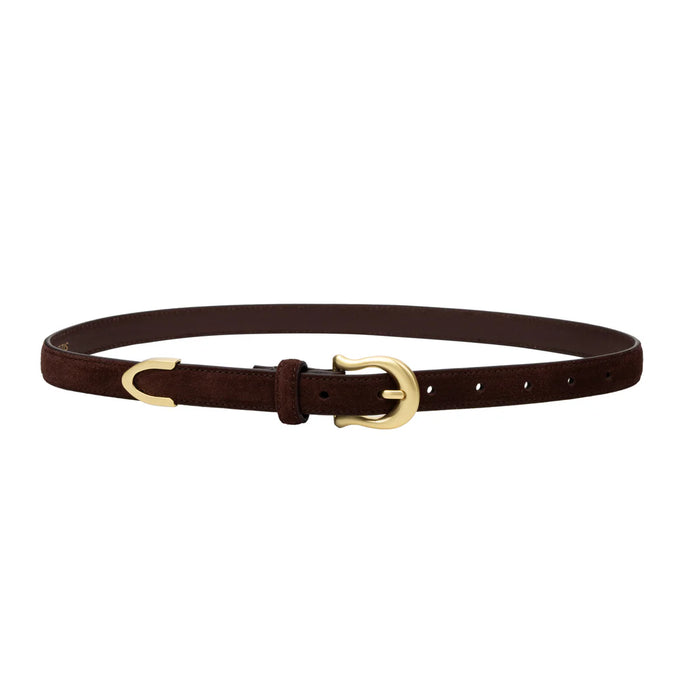 Sancia  - The Adela Belt - Espresso Suede