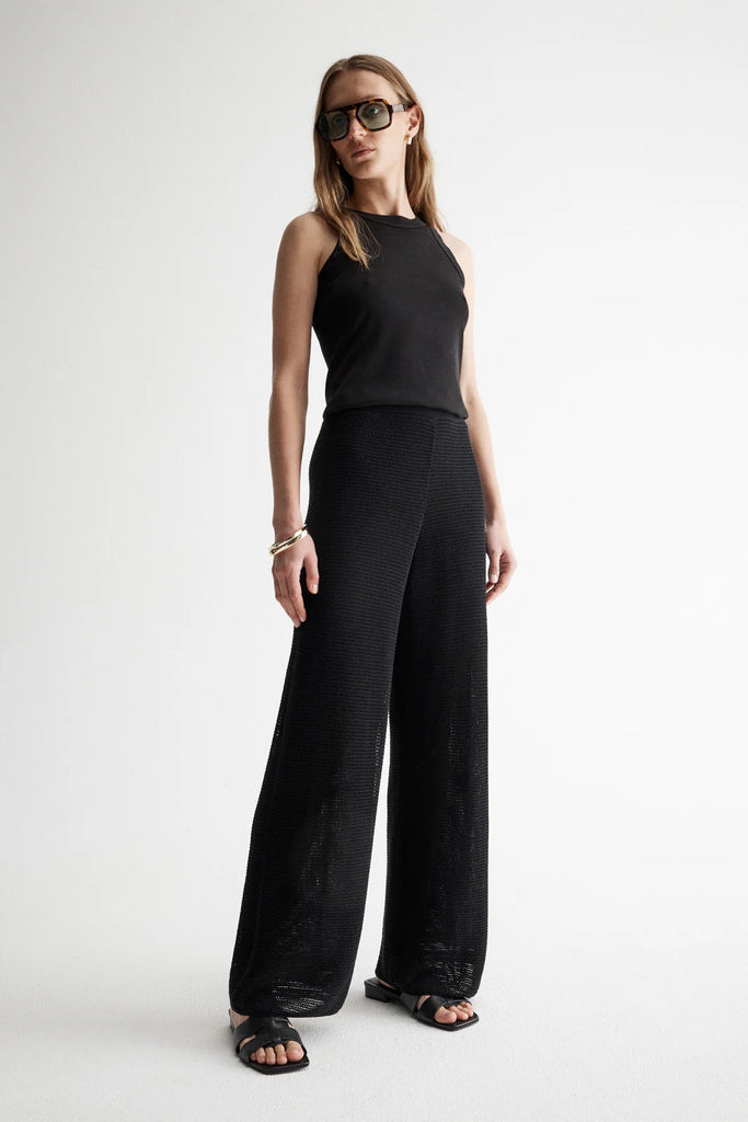 Elka - Aspen Crochet Pant - Black
