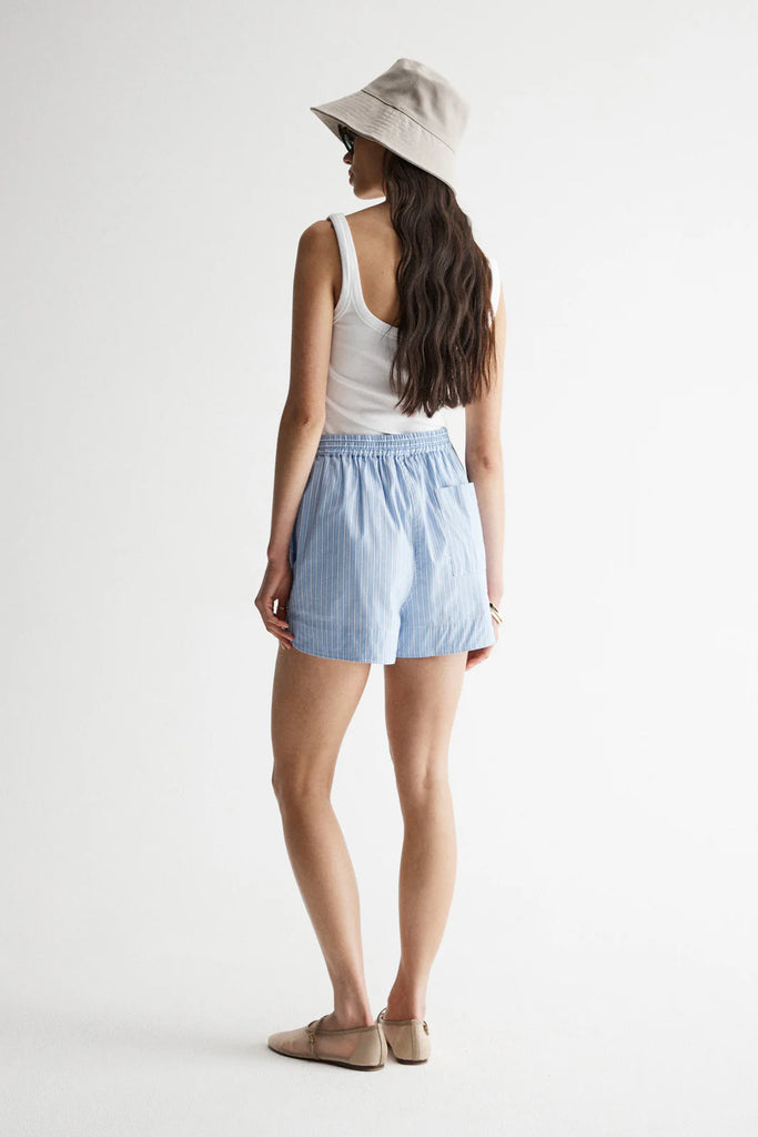 Elka - Poppy Short - Blue Stripe