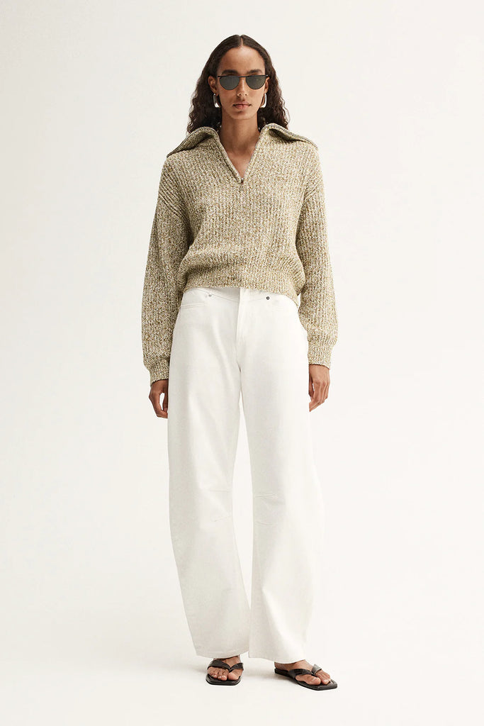 Elka - Harrie Knit Jumper - Moss Marle
