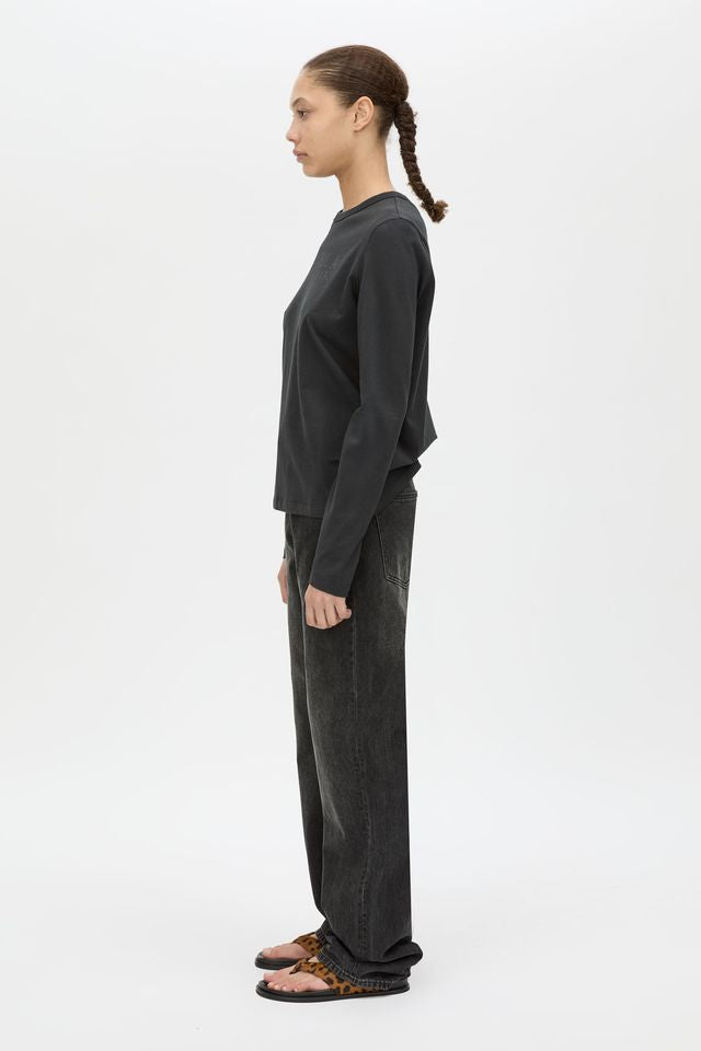 Camilla and Marc - Era Long Sleeve Graphic Tee - Coal