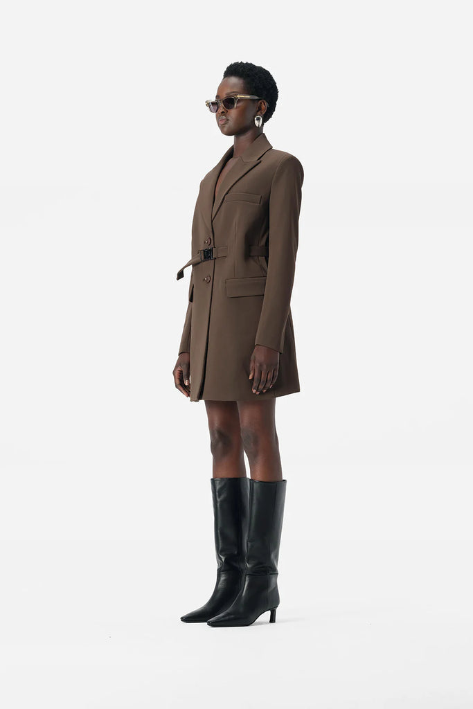 Elka- Dallas Dress-Cocoa