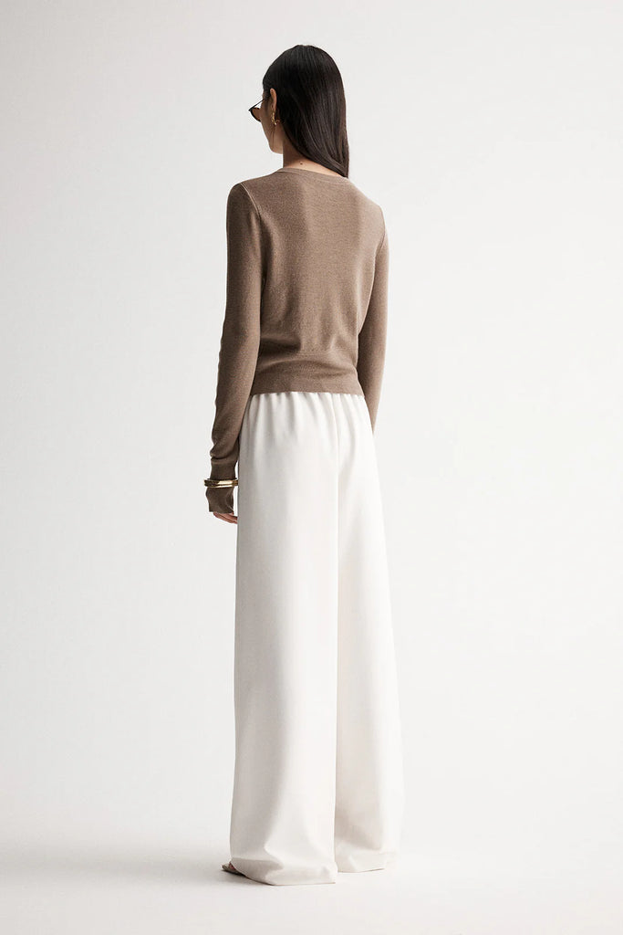 Elka - Madeleine Knit Cardigan - Camel